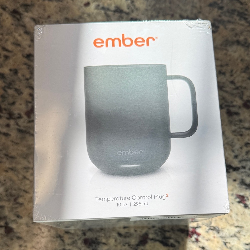 New in box and plastic Ember Temperature Control Mug 2  - black